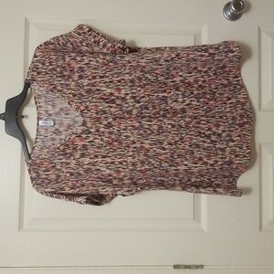 Multicolor V-Neck Blouse